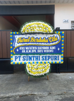 Papan Bunga Duka di Buniwangi